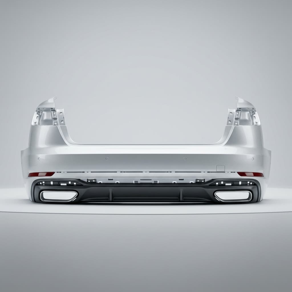 Pare-chocs Arrière Audi A4 B9 S-Line (2016-2019) avec Diffuseur